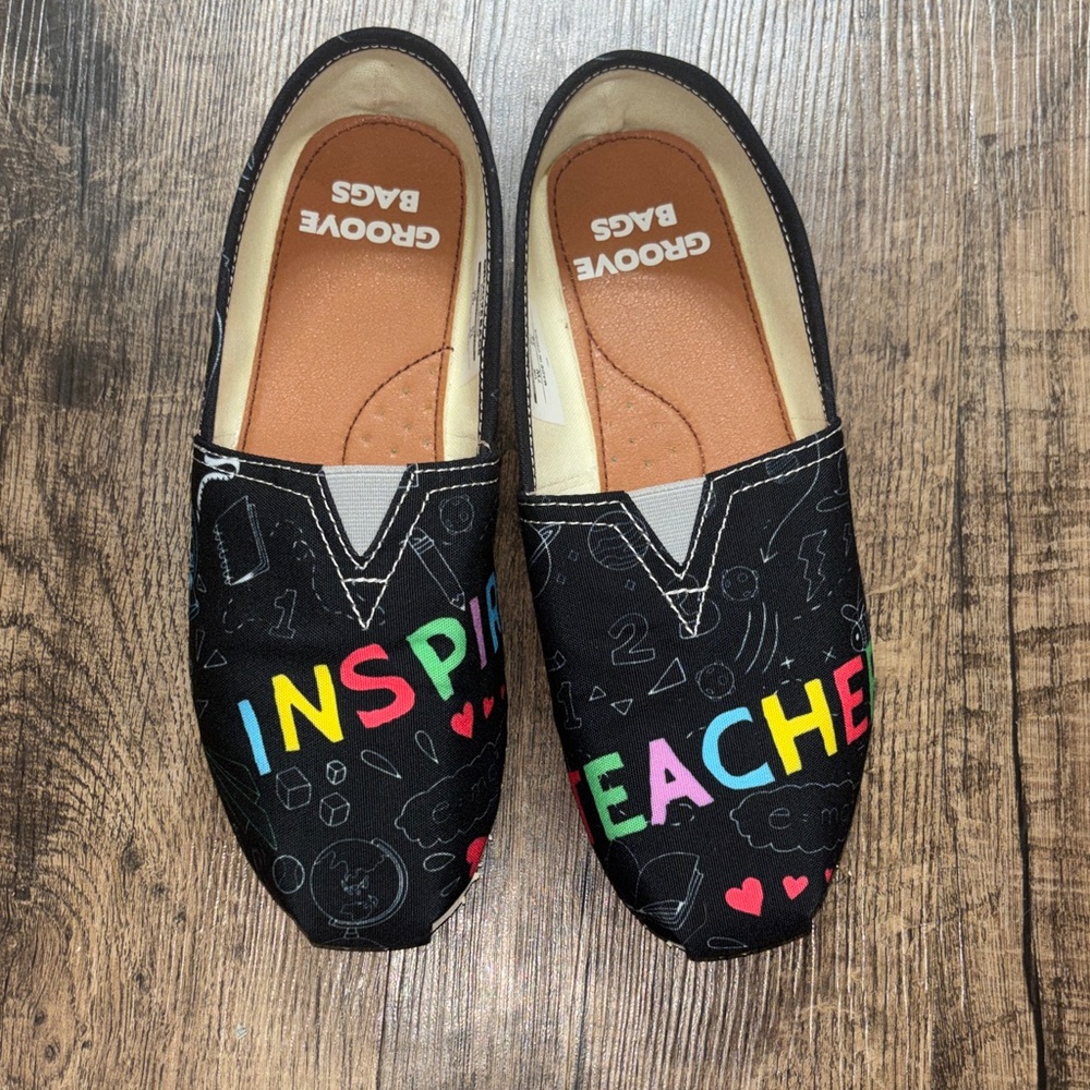 Groove Kids' Black and Multicolor Moccasins